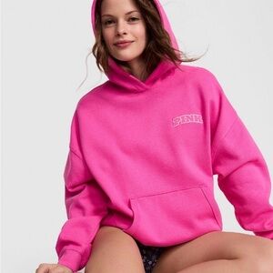 PINK Victoria's Secret Bright Pink Pullover
